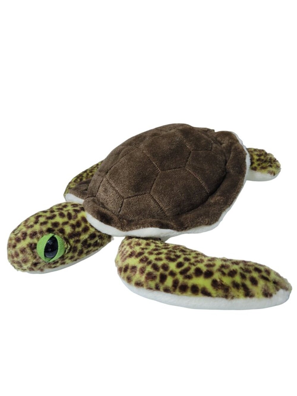 Wild Republic Sea Turtle 13 inch Plush Spotted Realistic Stuffed Animal Toy